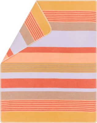 Produktbild von David Fussenegger Babydecke Juwel 'Multicolor Streifen' 70 x 90 cm Gold