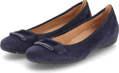 Produktbild von Gabor Damen Ballerinas dunkelblau samtiges Rauleder  Größe: 9