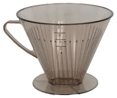 Produktbild von Braune Kaffeefilter 1x6 EUROHOME® – aus Kunststoff, 19x16x14cm – für Kaffeeliebhaber