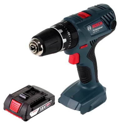 Image de Perceuse-visseuse à percussion sans fil Bosch GSB 18V-21 18 V 55 Nm + 1 batterie 2,0 Ah - sans chargeur