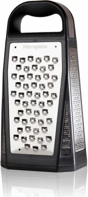 Image de Râpe carrée - L 27 cm - noir - inox - fond antidérapant