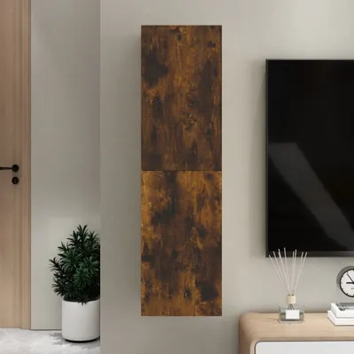Produktbild von The Living Store TV-Wandschrank Räuchereiche 30,5x30x110 cm