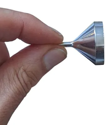 3er-Set kleine Metall-Trichter, Ø 2,5 cm