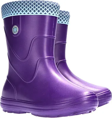 Produktbild von DEMAR Mädchen Gummistiefel VIBES G Regenstiefel EVA Ultraleicht gefüttert Reflektiernd Violett 40/41