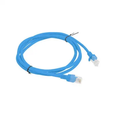 Produktbild von Lanberg PCU5-10CC-0050-B Netzwerkkabel Blau 0 5 m Cat5e U/UTP (UTP)