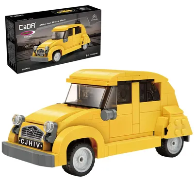 Produktbild von JAMARA CaDA Citroën 2CV 1:24 gelb Bricks