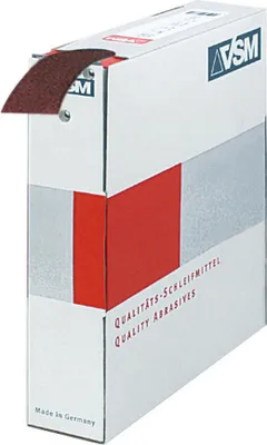 Produktbild von VSM Schleifgewebe-Sparrolle (A) braun KK 114 F, 50 mm x 50 m, Körnung: 60