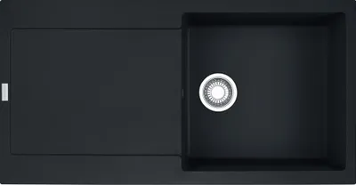 Obrázok produktu pre Franke Maris vestavný drez Fragranit drez MRG 611-97 BlackMatt tlačový nerez od 60 cm 114.0627.290
