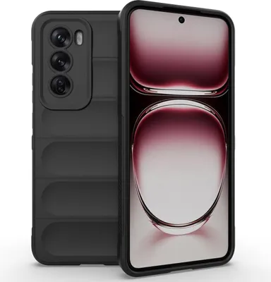 Zdjęcie produktu dla imoshion EasyGrip Backcover dla Oppo Reno 12 Pro - czarny