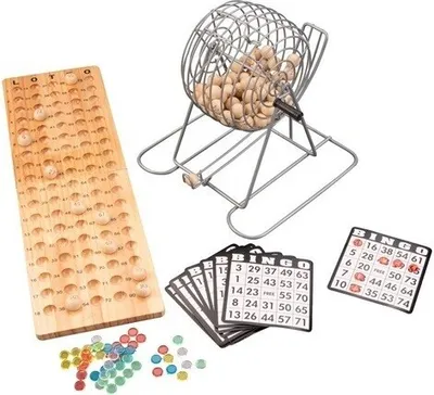 Produktbild von Bingo mit Metallkorb (1-90)