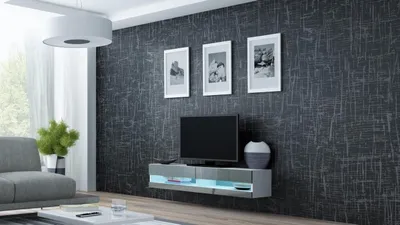 Produktbild von Szafka RTV VIGO NEW '140' 30/140/40 biały/szary poł
