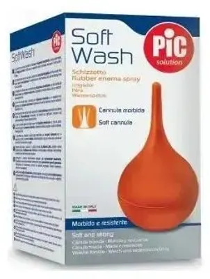 Imagen del producto de Jeringa suave para enemas, de 27 ml, con forma de pera, 1 unidad