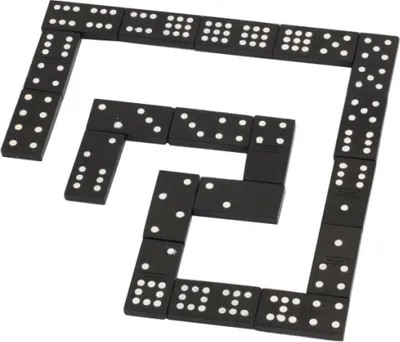 Produktbild von NG Domino in Holzbox, 55 Steine