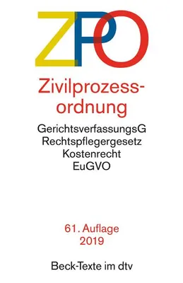Produktbild von Zivilprozessordnung - ZPO