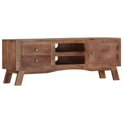 Produktbild von TV-Schrank 110x30x40 cm Raues Mangoholz