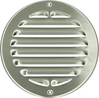 Produktbild von Upmann Wetterschutzgitter, rund Edelstahl gebürstet, 150 mm