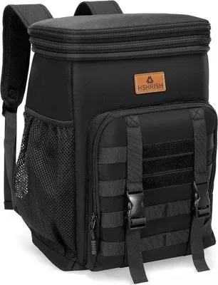 Immagine prodotto di Borsa termica impermeabile da 30 litri, nera, per escursioni e viaggi