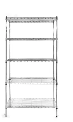 Produktbild von HENDI Regalsysteem 5 Böden Eisen verchromt 455x910x1830mm