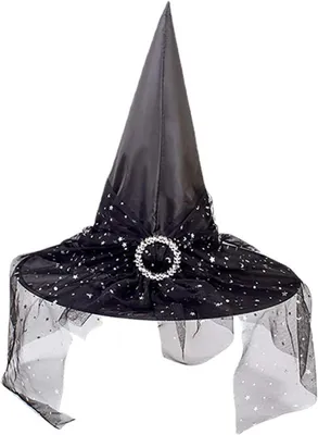 Produktbild von Zauberhut, schwarz, Halloween Kostümzubehör, Hexenhut, für Partys