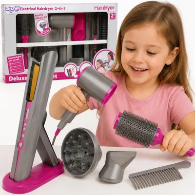 Immagine prodotto di Woopie Little Parrucchiere Set Accessori per Piastra per Asciugacapelli