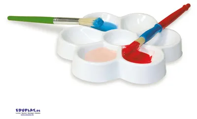 Obrázok produktu pre EDUPLAY 210284 Kvetinová paleta Ø 18 x 3 cm, biela