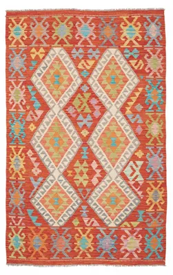 Produktbild von Authentischer, flachgewebter ethnischer Kelim-Teppich, KILIM 96