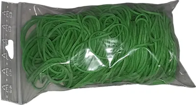 Produktbild von 100 g Gummiringe grün 40 mm Ø 1,5 x 1,5 mm breit