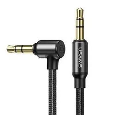 Immagine prodotto di Cavo audio intrecciato USAMS 3,5 mm - 1,2 m - Nero KP26300
