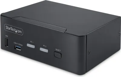 Obrázek produktu pro StarTech.com P2CDD143-KVM-SWITCH, 7680 x 4320 px, 8K Ultra HD, 36 W, Černá