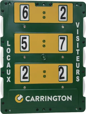 Produktbild von Carrington Tennisplatz-anzeigetafel Französisch Orange,Schwarz 60 x 46 cm Orange,Schwarz 60 x 46 cm