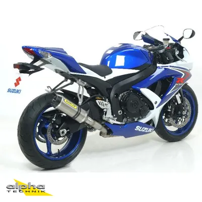Produktbild von ARROW Auspuff THUNDER für Suzuki GSX-R 600 / 750 Modelljahr 2008-2010, Titan