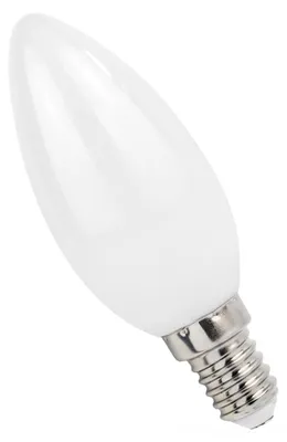 Productafbeelding van Spectrum LED Kaarslamp C35 E14 Mat - 4W 400lm 2700K - Warmwit - Vervangt 35W