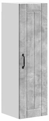 Image de Armoire murale vidaXL LUCCA, gris béton, 30 x 31 x 100 cm, aggloméré