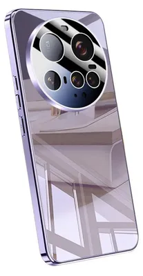 A purple phone case with a camera lens protector.
