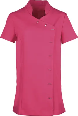 Productafbeelding van Premier Orchid dames werkkleding tuniek / werkkittel (2 stuks per verpakking) RW7006 (EU 52) (Donkerroze)