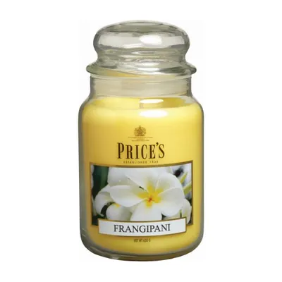 Produktbild von Price's Candles Duftkerze im großen Glas 630 gramm - Frangipani