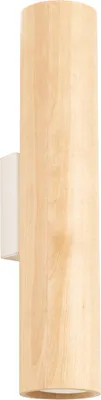 Produktbild von Wandleuchte LINO 2xGU10 10W Holz/Stahl 30x8x6cm Sollux Lighting