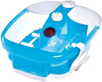 Productafbeelding van Foot Hot Tub, Foot Bath with Bubble and Vibration Massage, Red Light Field, Keep Warm Function incl. 3 Pedicure Attachments, Foot Care/Foot Spa