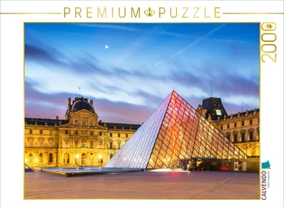 Produktbild von CALVENDO Puzzle Die Louvre-Pyramide 2000 Teile Puzzle quer | 2000 Teile Lege-Größe 90x67cm Foto-Puzzle für glückliche Stunden