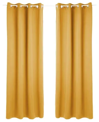 Produktbild von Vorhänge, verdunkelnd, Polyester, anthrazit, 240 x 135 cm