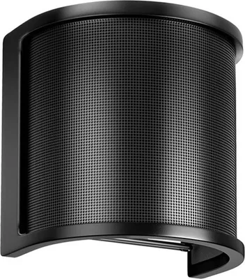 Imagen del producto de Filtro antipop para micrófono, filtro antipop en forma de U, de 3 capas. Protector antipop compacto para micrófono, ideal para voces y canto