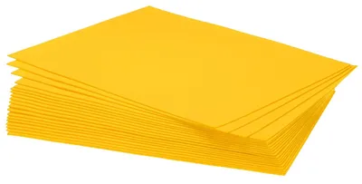 EVA-Schaumplatten gelb, 27x21 cm, 1,7 mm, 15 Stück