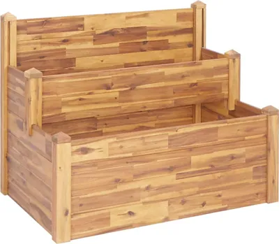 Obrázek produktu pro vidaXL květináč na 2 úrovních 110 x 75 x 84 cm akátové dřevo z masivu