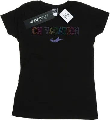 Produktbild von Disney - "On Vacation" T-Shirt für Damen BI15766 (M) (Schwarz)
