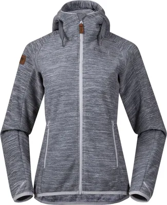 Produktbild von Bergans of Norway Hareid Fleece Jacke NoHood - Aluminium - Frau