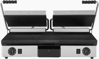 Produktbild von MILANTOAST-Doppelrippen-Gusseisenplatte 220-240 V 50/60 Hz 3,5 kW