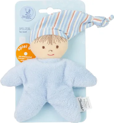 Zdjęcie produktu dla Sterntaler Spielpuppe, Płeć neutralna, Chłopak, dziewczyna, 160 mm, Niebieski