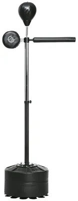 Productafbeelding van Verstelbare Boksbal - Bokszak - Bokstrainer - Punchingball - Boksdummy - 360° Draaibaar - Hoogte 163-205 cm