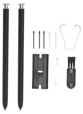 Immagine prodotto di Kit completo con due penne stylus smart e 5 punte di ricambio, compatibile con Samsung Galaxy S22 Ultra 5G, colore argento