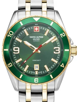 Obrázek produktu pro Swiss Alpine Military 7034.1144  Watch Sierra two tone green